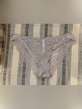 NWT Victoria’s Secret Dream Angels Lace Cheekini Panty in Light Purple
